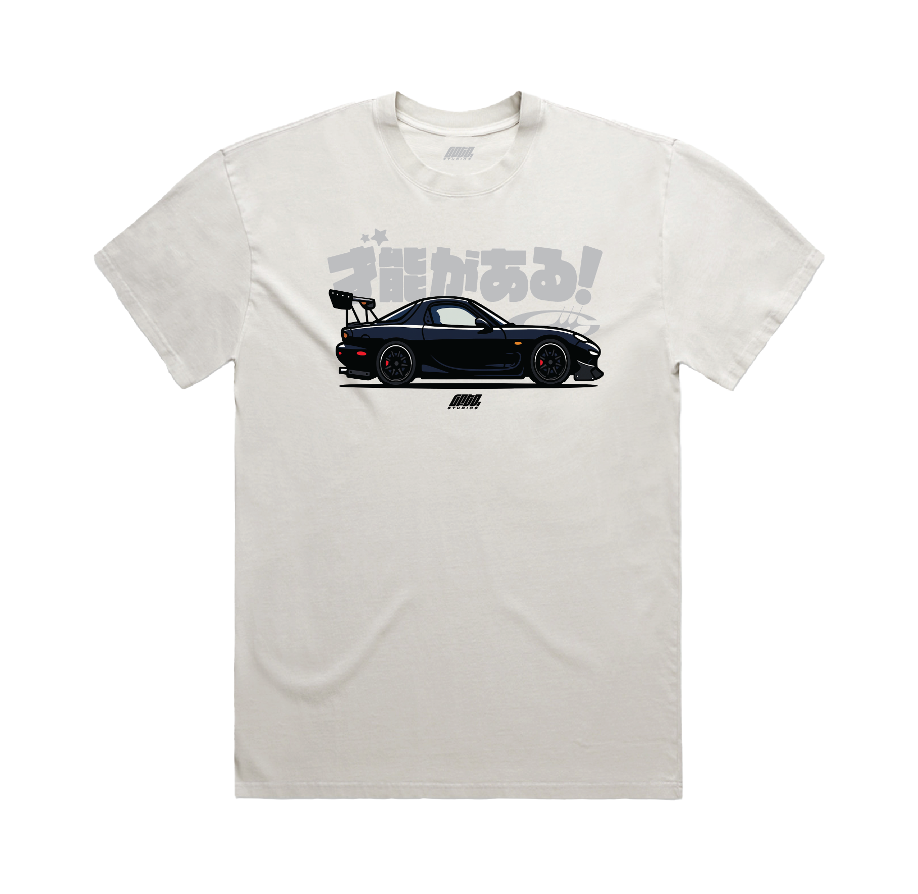 GFTD IDOL GARAGE X7 HEAVYWEIGHT BONE T-SHIRT