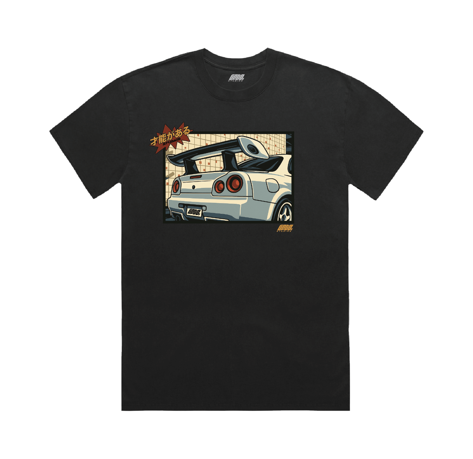 GFTD EXIT LINE HEAVYWEIGHT BLACK T-SHIRT