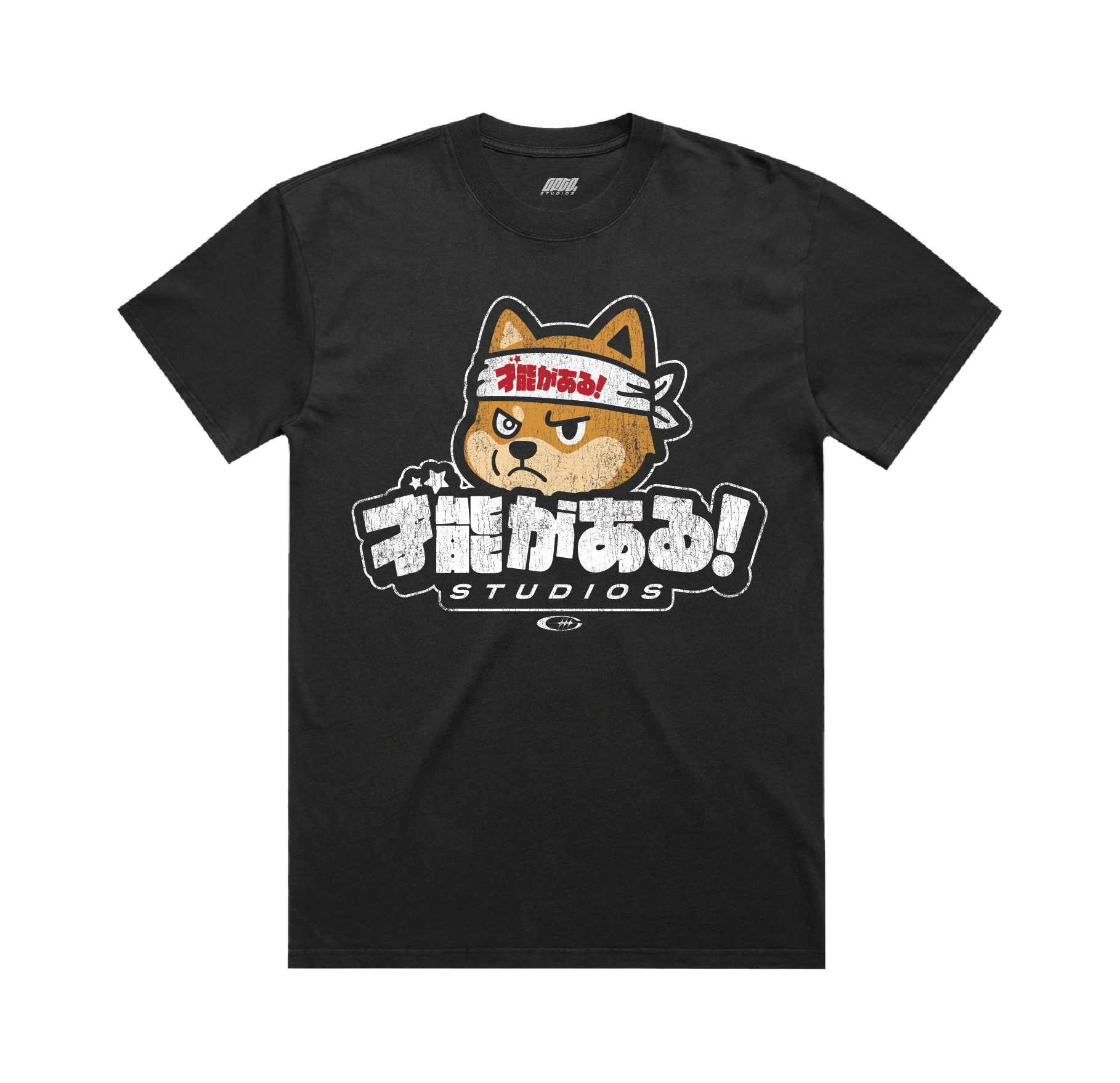 GFTD AKITA HEAVYWEIGHT BLACK T-SHIRT